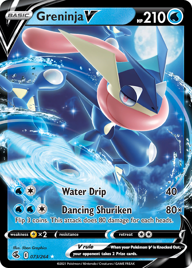 Greninja V (073/264) (Intro Deck) [Sword & Shield: Fusion Strike] | Amazing Games TCG