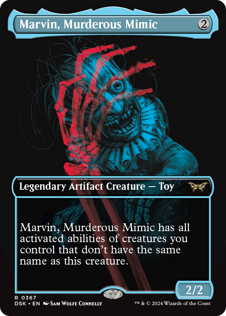 Marvin, Murderous Mimic (Showcase) [Duskmourn: House of Horror] | Amazing Games TCG