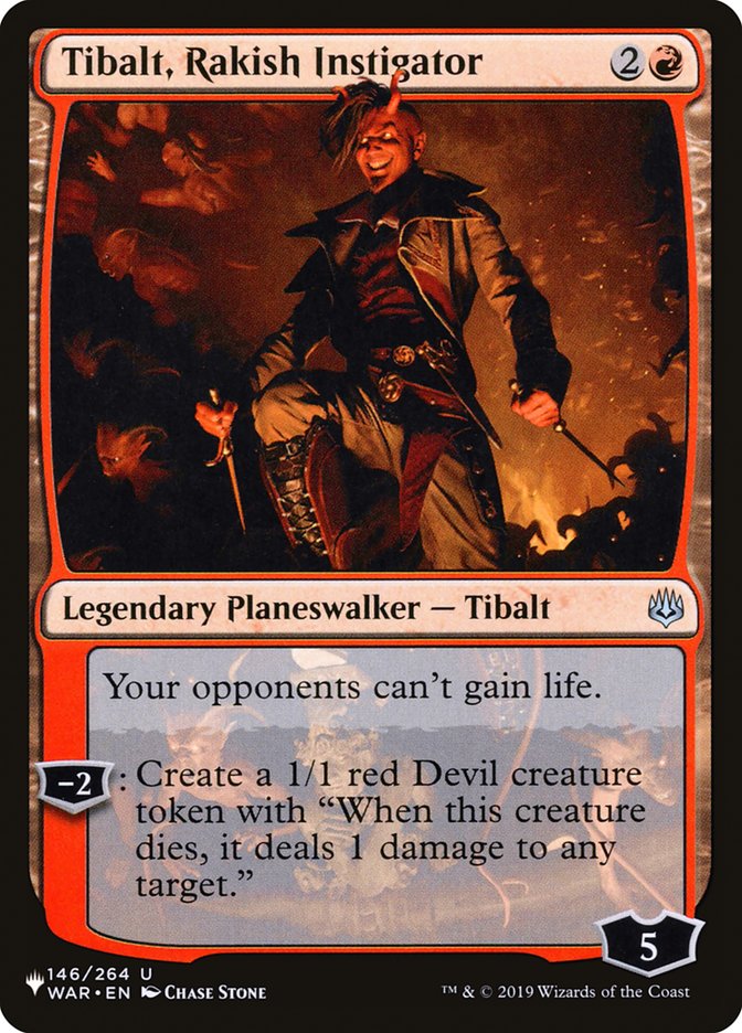 Tibalt, Rakish Instigator [The List] | Amazing Games TCG