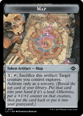 Map // Skeleton Pirate Double-Sided Token [The Lost Caverns of Ixalan Commander Tokens] | Amazing Games TCG