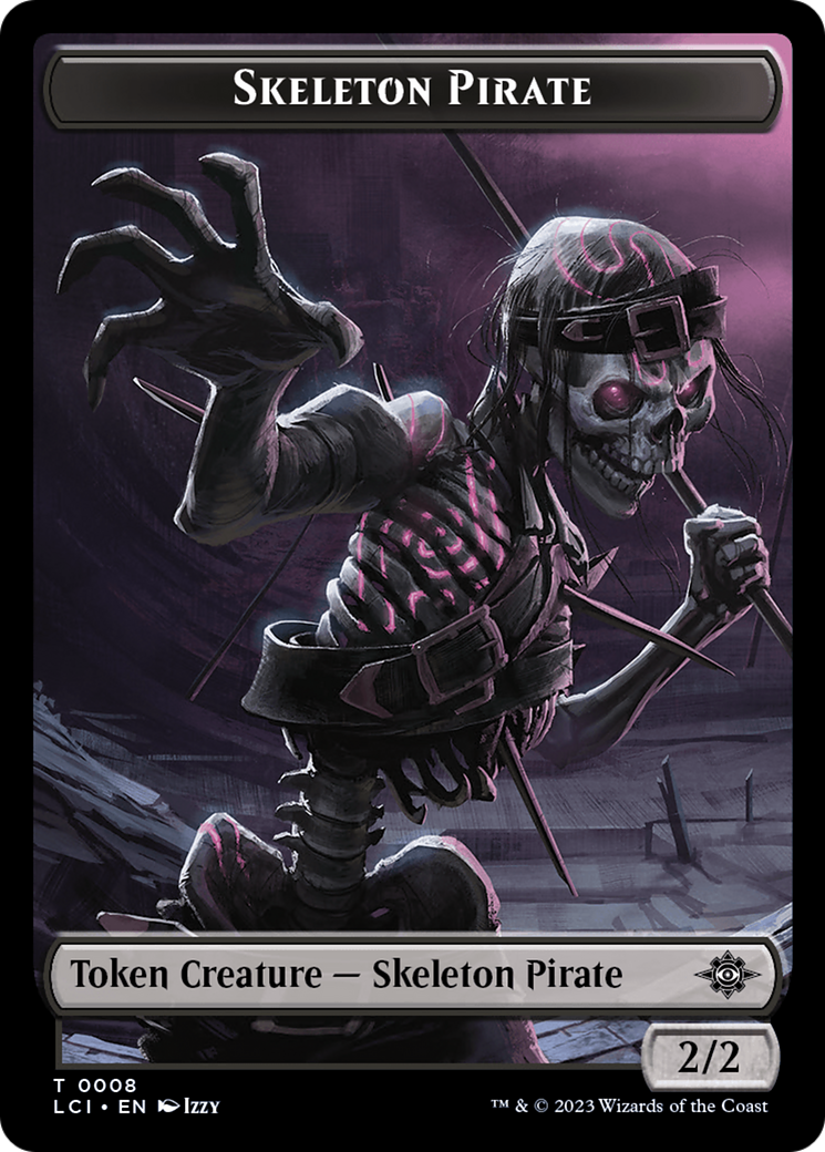 Skeleton Pirate Token [The Lost Caverns of Ixalan Tokens] | Amazing Games TCG