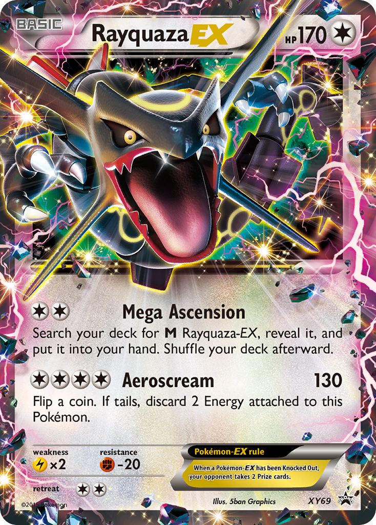 Rayquaza EX (XY69) (Shiny) [XY: Black Star Promos] | Amazing Games TCG