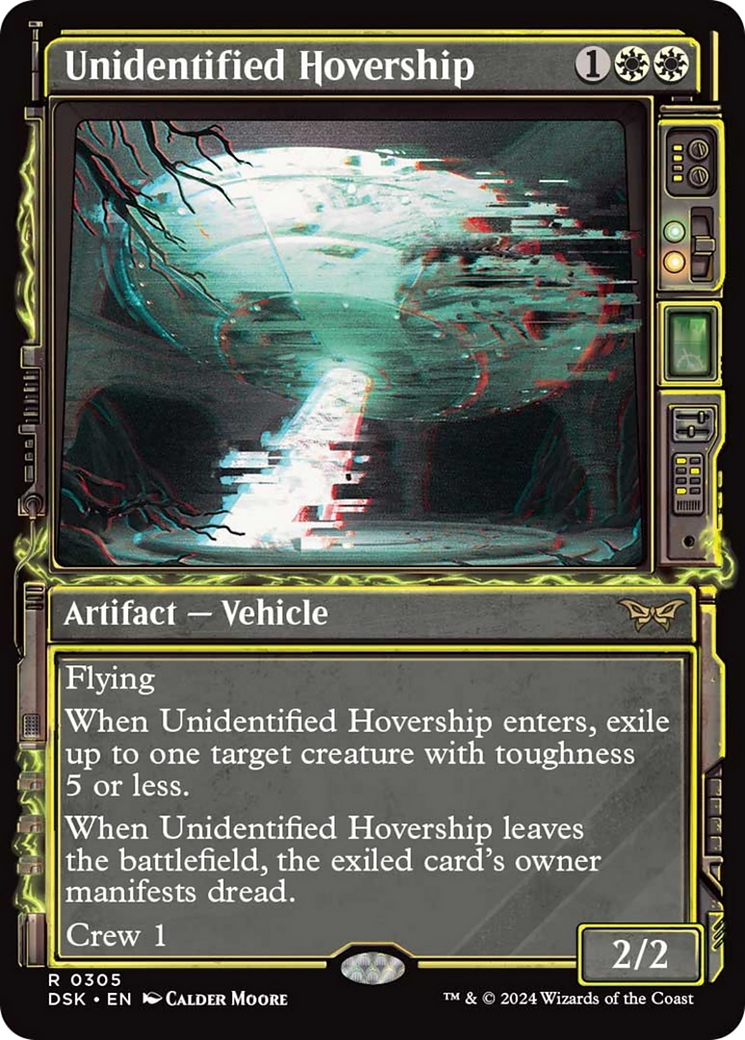 Unidentified Hovership (Showcase) [Duskmourn: House of Horror] | Amazing Games TCG