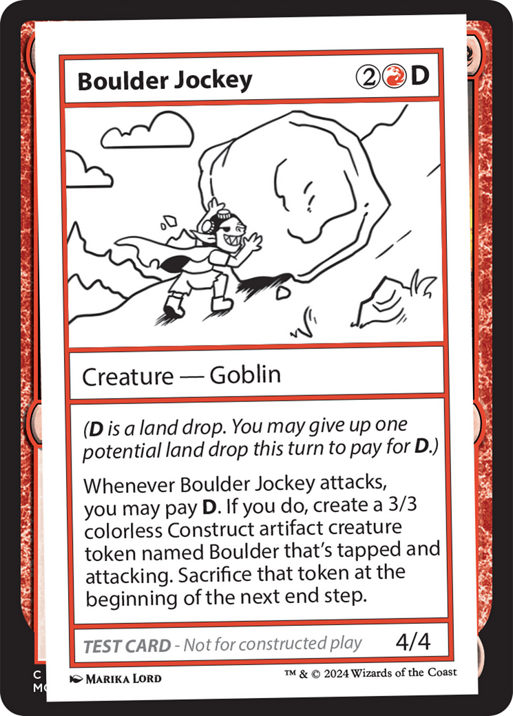 Boulder Jockey [Mystery Booster 2 Playtest Cards] | Amazing Games TCG