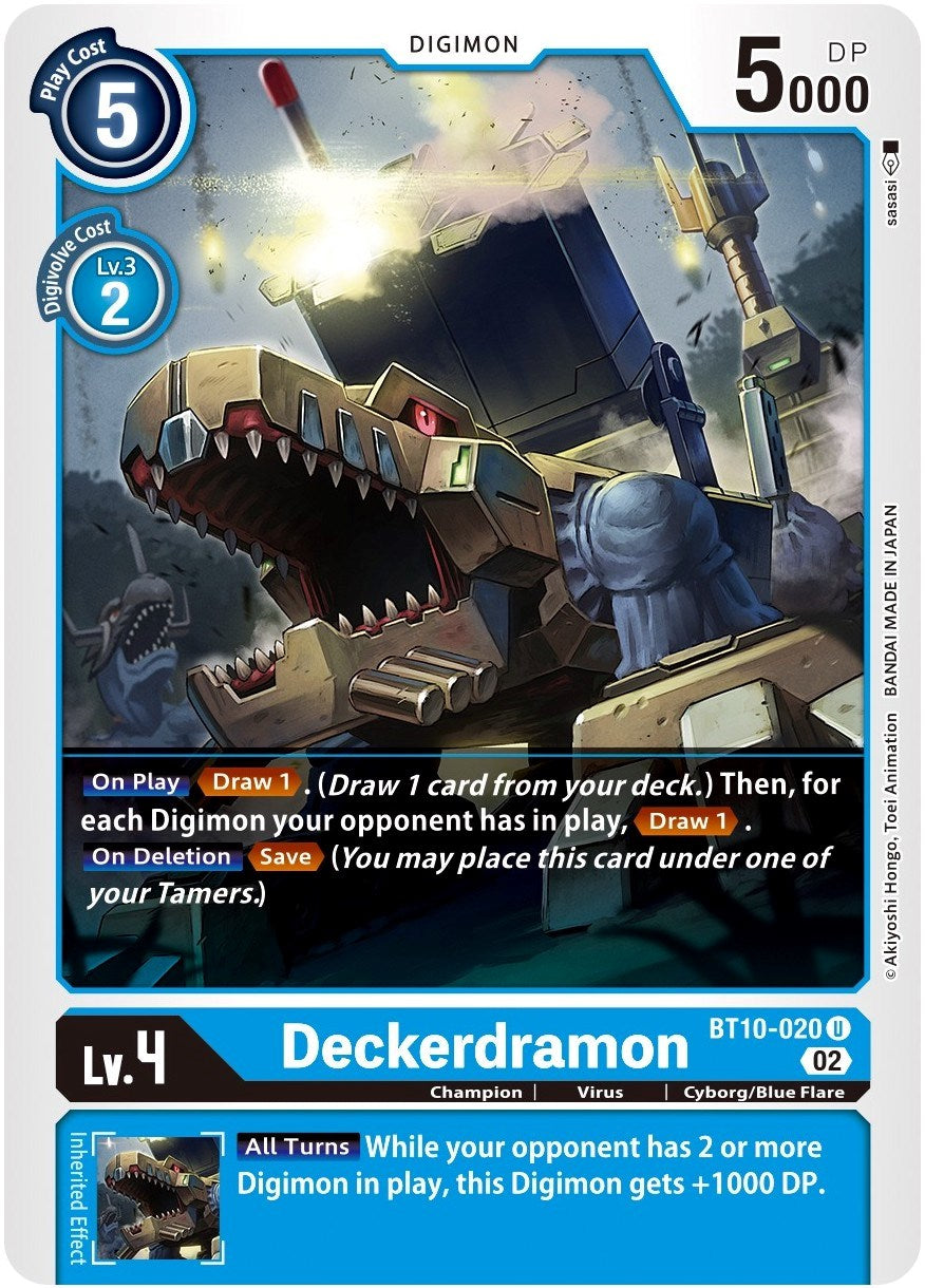 Deckerdramon [BT10-020] [Xros Encounter] | Amazing Games TCG