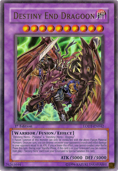 Destiny End Dragoon [LODT-EN042] Ultra Rare | Amazing Games TCG