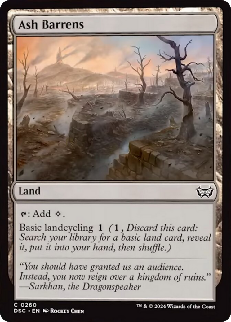 Ash Barrens [Duskmourn: House of Horror Commander] | Amazing Games TCG