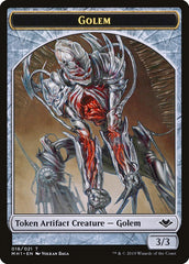 Zombie // Golem Double-Sided Token [Modern Horizons Tokens] | Amazing Games TCG