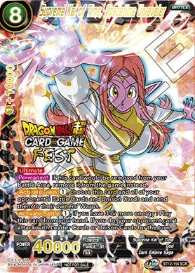 Supreme Kai of Time, Spacetime Unraveler (Card Game Fest 2022) (BT12-154) [Tournament Promotion Cards] | Amazing Games TCG