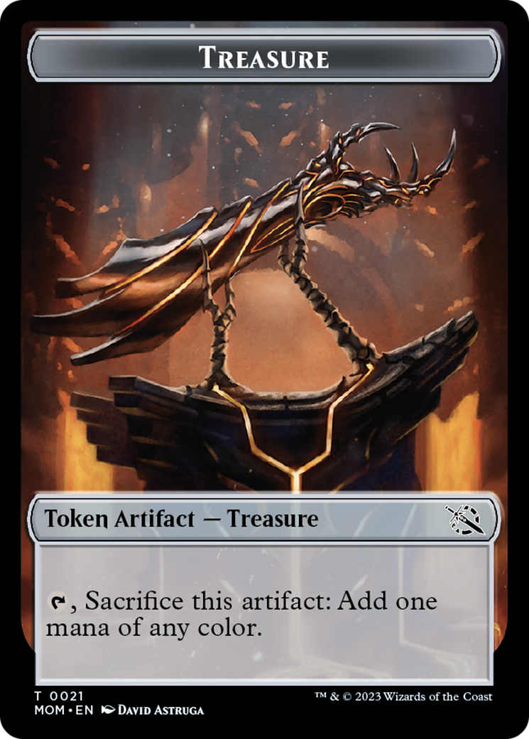 Treasure Token (21) [March of the Machine Tokens] | Amazing Games TCG