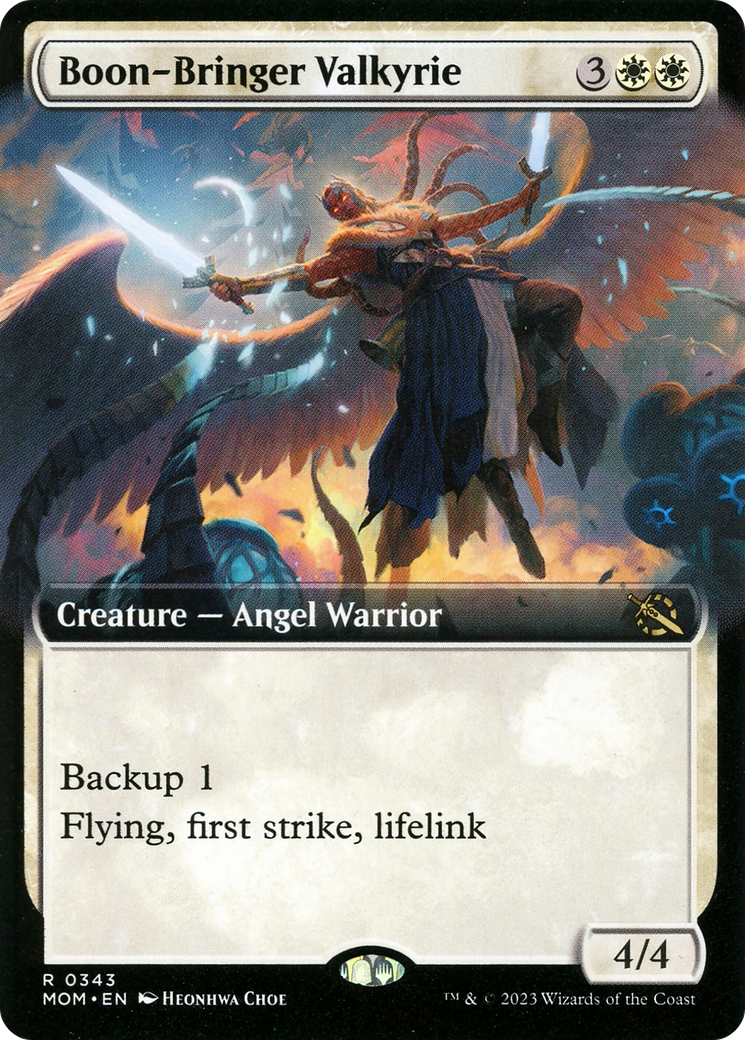 Boon-Bringer Valkyrie (Extended Art) [March of the Machine] | Amazing Games TCG