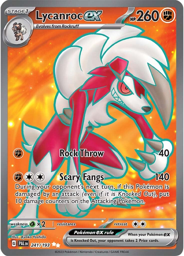 Lycanroc ex (241/193) [Scarlet & Violet: Paldea Evolved] | Amazing Games TCG