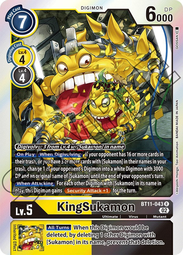 KingSukamon [BT11-043] [Dimensional Phase] | Amazing Games TCG