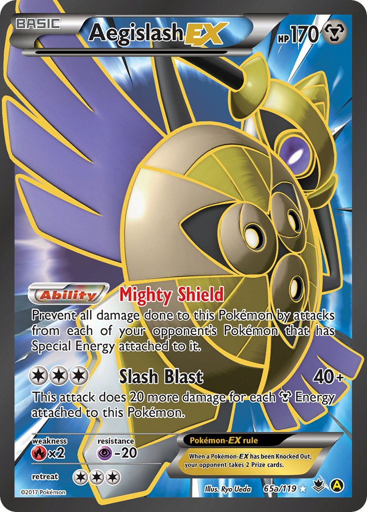 Aegislash EX (65a/119) [Alternate Art Promos] | Amazing Games TCG