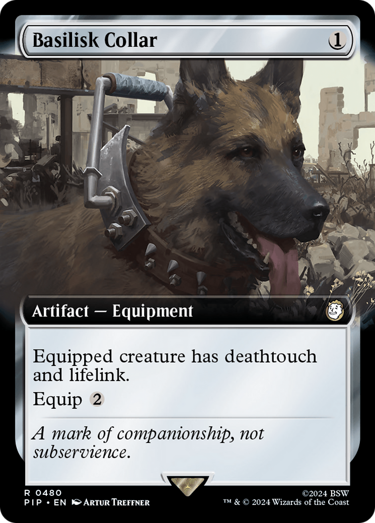 Basilisk Collar (Extended Art) [Fallout] | Amazing Games TCG