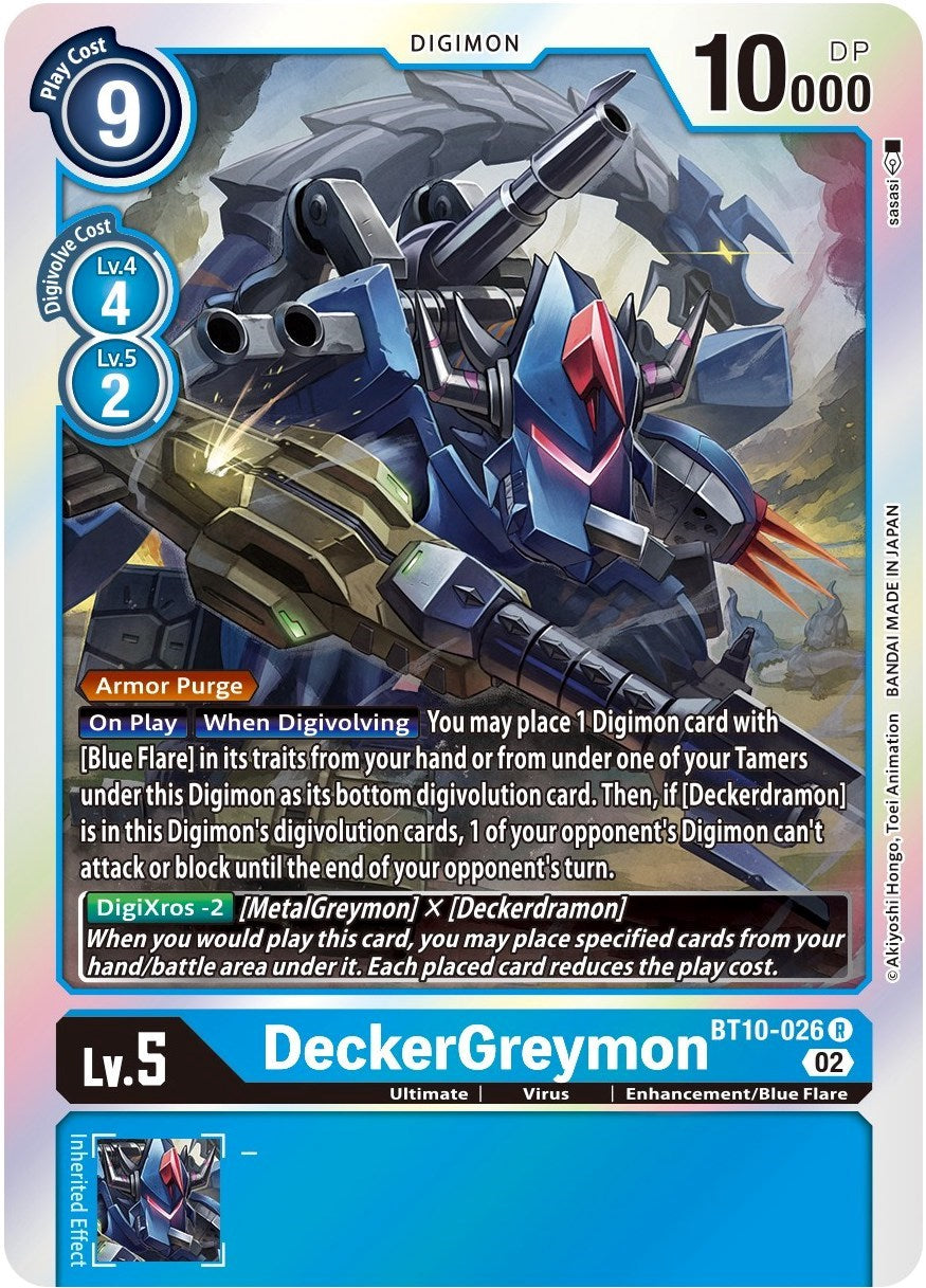 DeckerGreymon [BT10-026] [Xros Encounter] | Amazing Games TCG