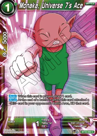 Monaka, Universe 7's Ace (BT16-056) [Realm of the Gods] | Amazing Games TCG