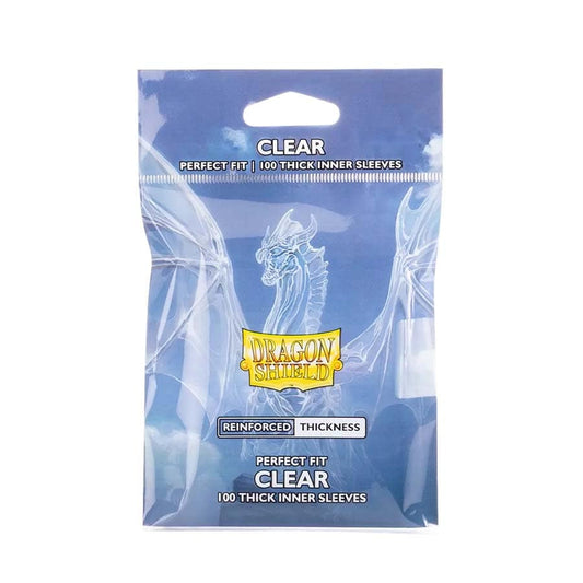 Dragon Shield Perfect Fit Thick Inner Sleeves - Clear