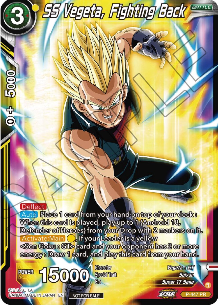 SS Vegeta, Fighting Back (P-447) [Tournament Promotion Cards] | Amazing Games TCG