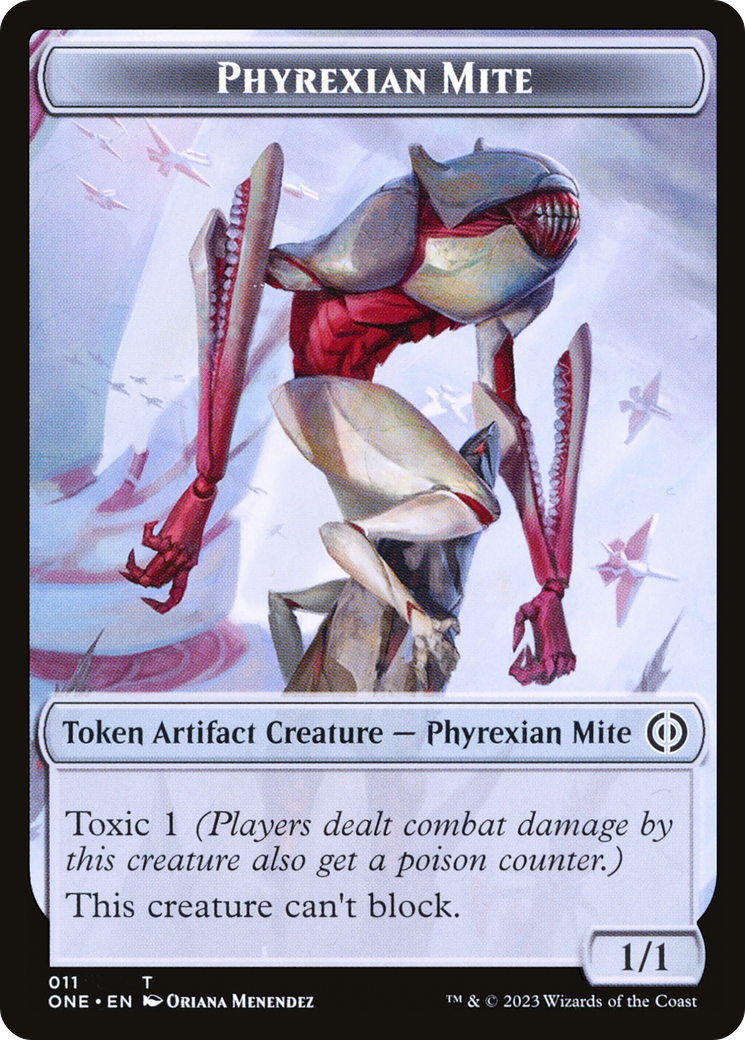 Phyrexian Mite Token (011) [Phyrexia: All Will Be One Tokens] | Amazing Games TCG