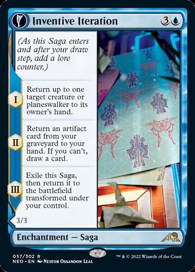 Inventive Iteration // Living Breakthrough [Kamigawa: Neon Dynasty] | Amazing Games TCG