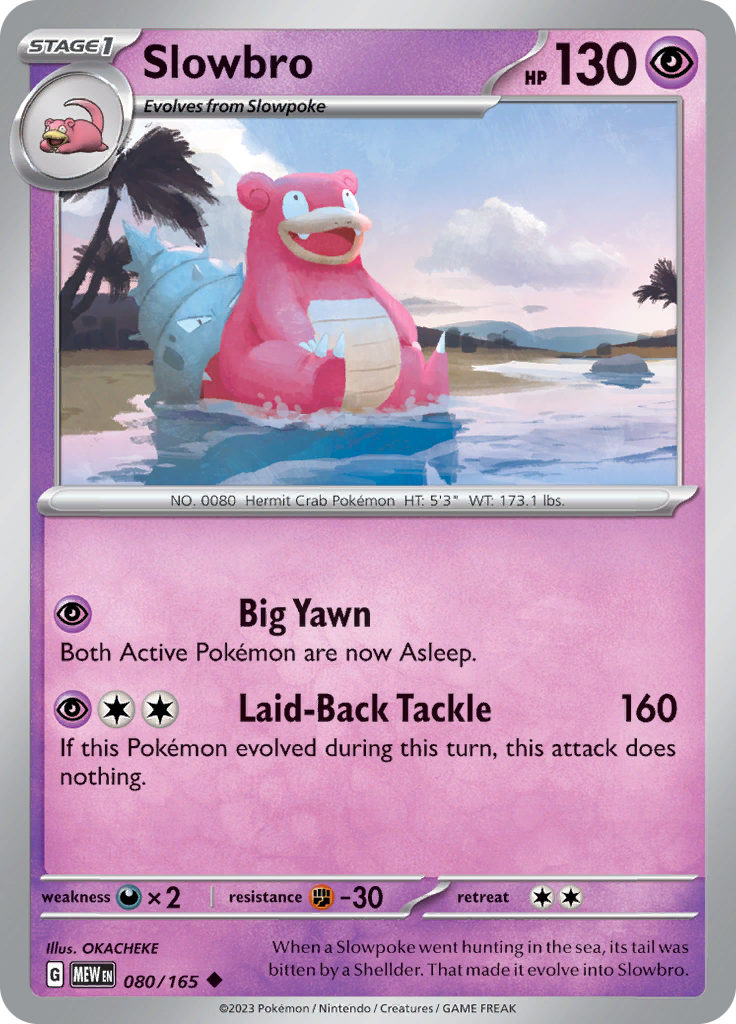 Slowbro (080/165) [Scarlet & Violet: 151] | Amazing Games TCG