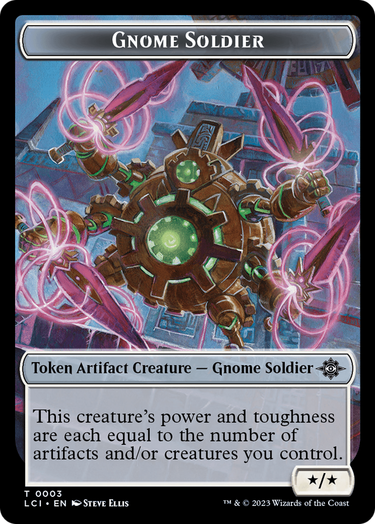 Gnome Soldier Token [The Lost Caverns of Ixalan Tokens] | Amazing Games TCG