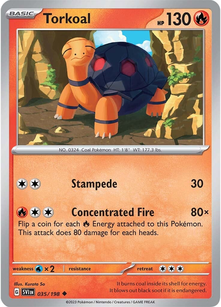 Torkoal (035/198) [Scarlet & Violet: Base Set] | Amazing Games TCG