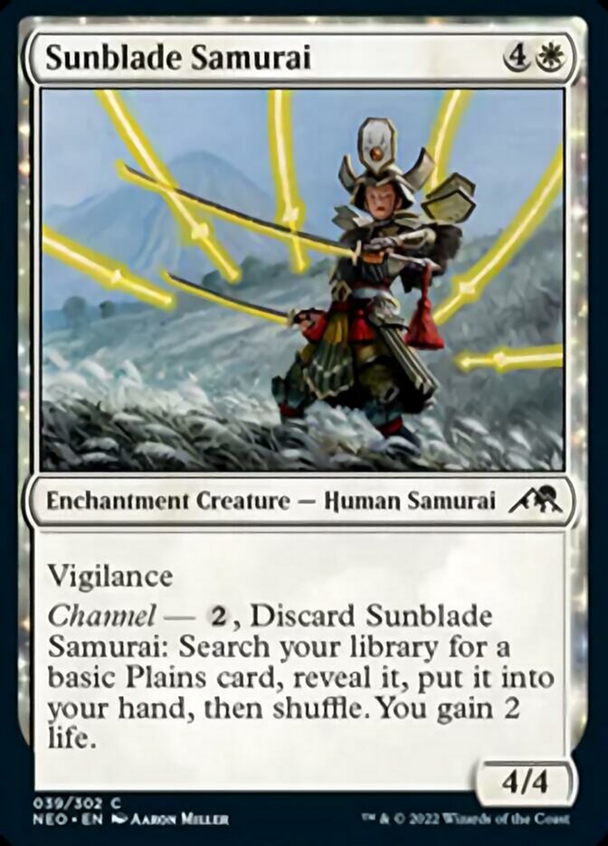 Sunblade Samurai [Kamigawa: Neon Dynasty] | Amazing Games TCG