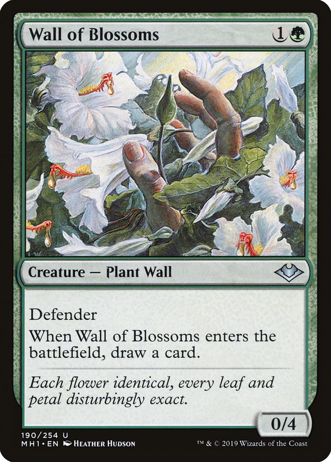 Wall of Blossoms [Modern Horizons] | Amazing Games TCG