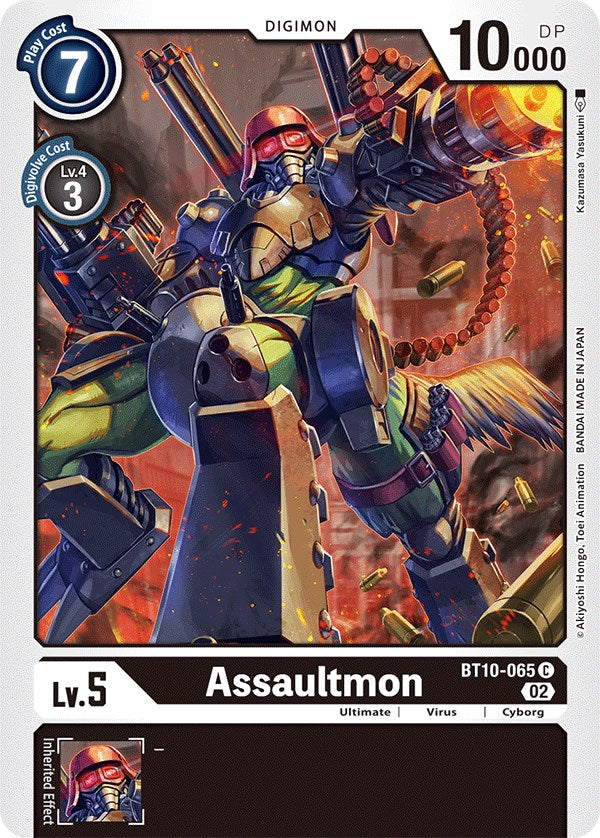 Assaultmon [BT10-065] [Xros Encounter] | Amazing Games TCG