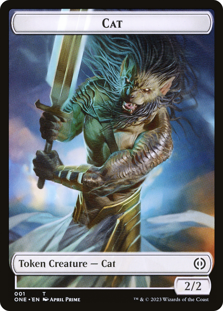 Cat Token [Phyrexia: All Will Be One Tokens] | Amazing Games TCG