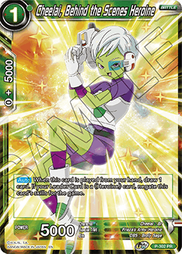 Cheelai, Behind the Scenes Heroine (P-302) [Tournament Promotion Cards] | Amazing Games TCG