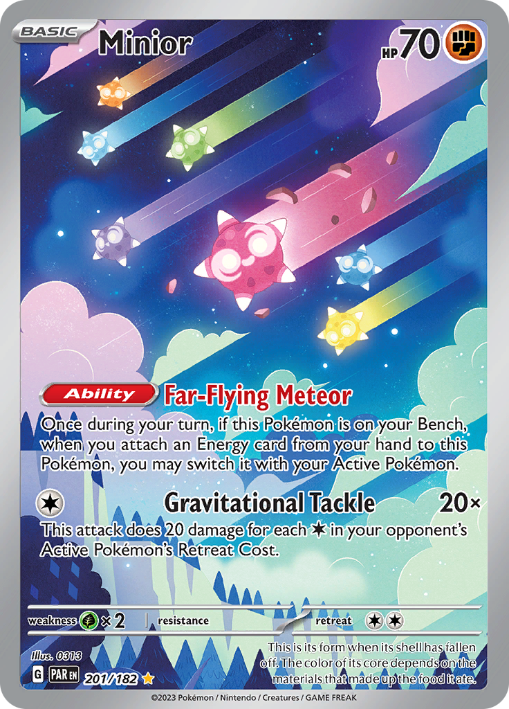 Minior (201/182) [Scarlet & Violet: Paradox Rift] | Amazing Games TCG