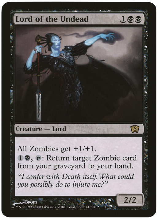 Lord of the Undead (Oversized) [Eighth Edition Box Topper] | Amazing Games TCG