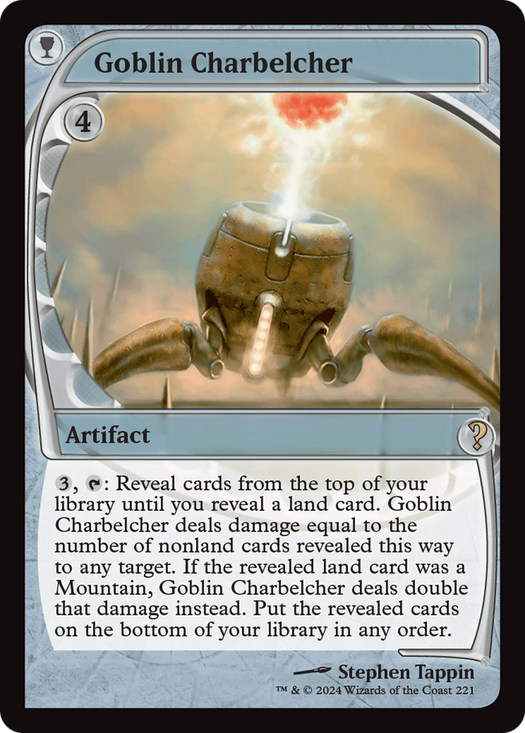 Goblin Charbelcher (Future Sight) [Mystery Booster 2] | Amazing Games TCG