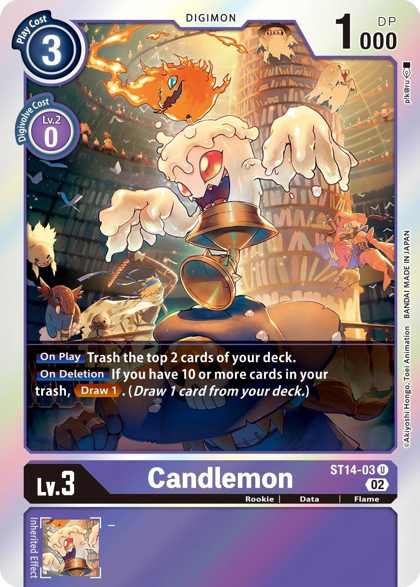 Candlemon [ST14-03] [Starter Deck: Beelzemon Advanced Deck Set] | Amazing Games TCG