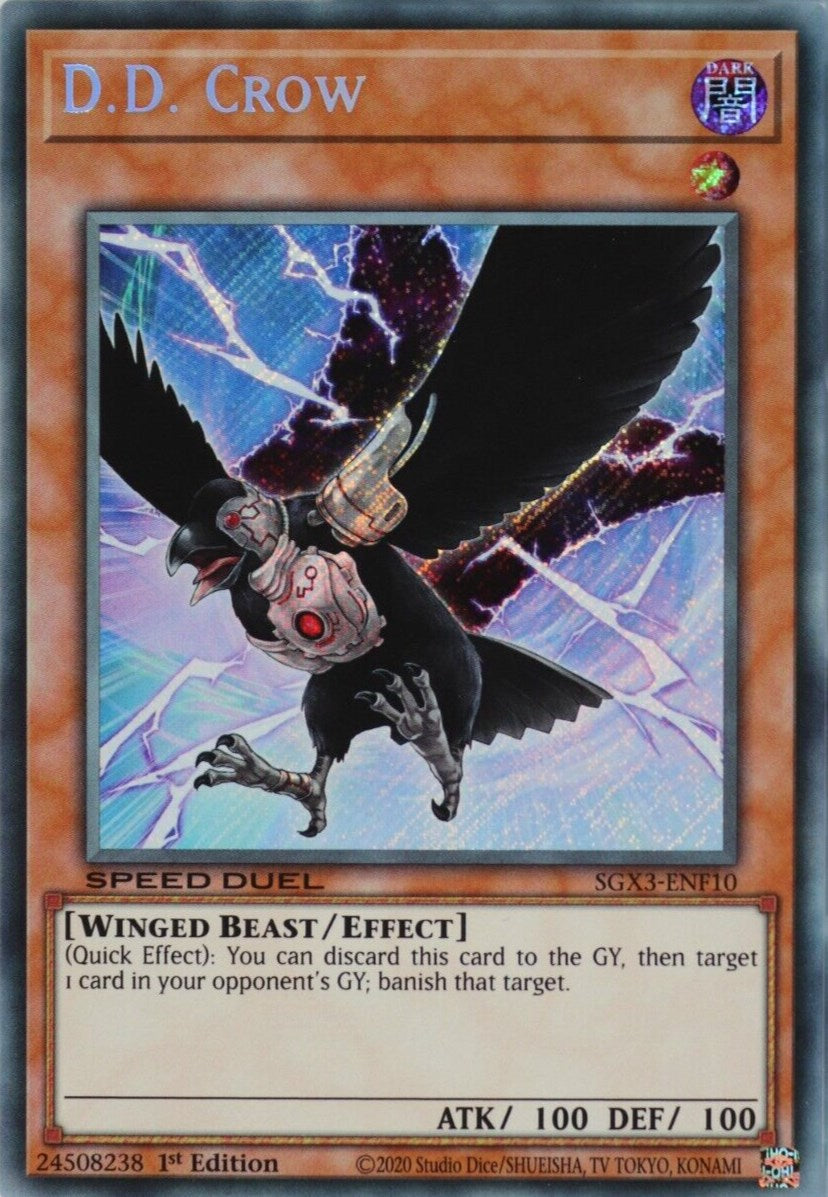 D.D. Crow [SGX3-ENF10] Secret Rare | Amazing Games TCG