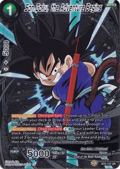 Son Goku, the Adventure Begins (Collector's Selection Vol. 1) (BT6-107) [Promotion Cards] | Amazing Games TCG