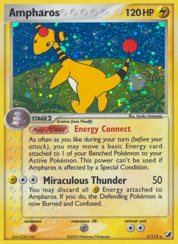 Ampharos (1/115) [EX: Unseen Forces] | Amazing Games TCG