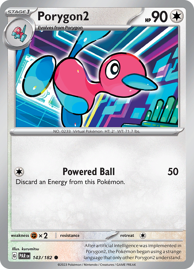 Porygon2 (143/182) [Scarlet & Violet: Paradox Rift] | Amazing Games TCG