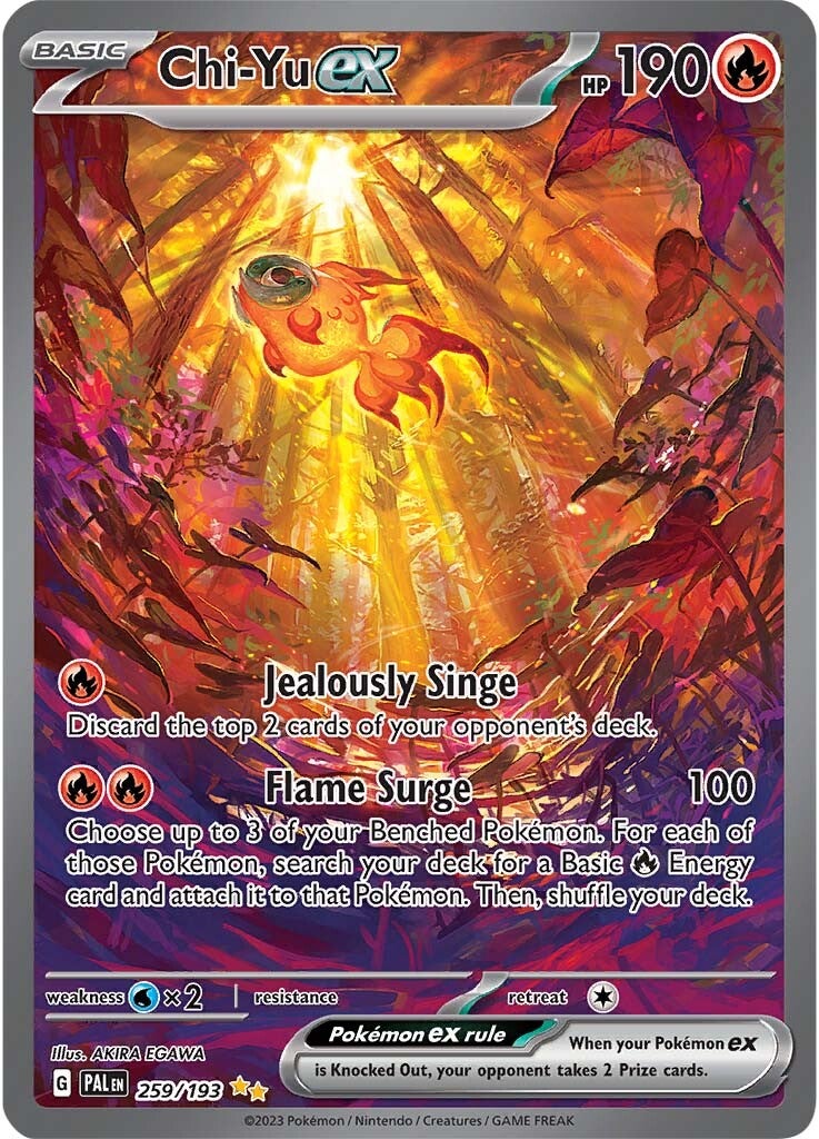 Chi-Yu ex (259/193) [Scarlet & Violet: Paldea Evolved] | Amazing Games TCG