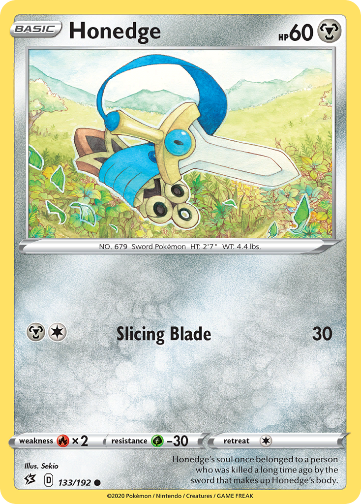 Honedge (133/192) [Sword & Shield: Rebel Clash] | Amazing Games TCG