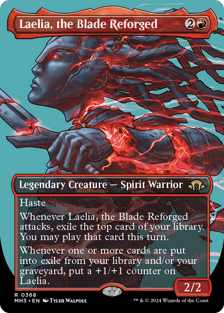 Laelia, the Blade Reforged (Borderless) [Modern Horizons 3] | Amazing Games TCG