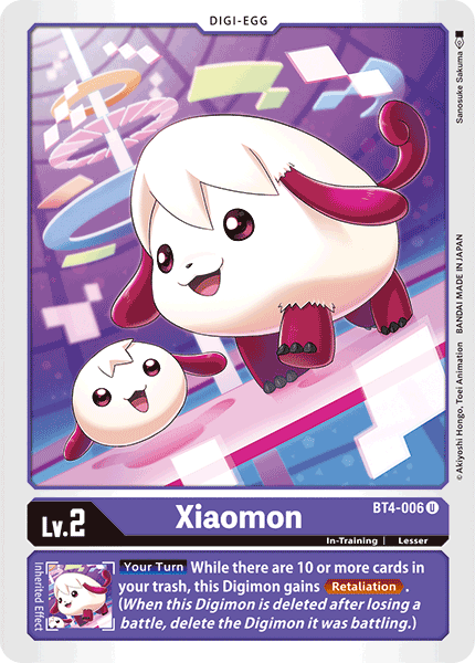 Xiaomon [BT4-006] [Great Legend] | Amazing Games TCG