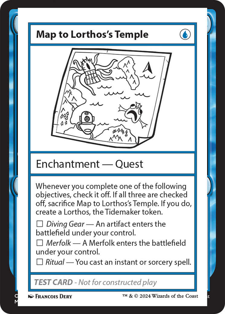 Map to Lorthos's Temple [Mystery Booster 2 Playtest Cards] | Amazing Games TCG