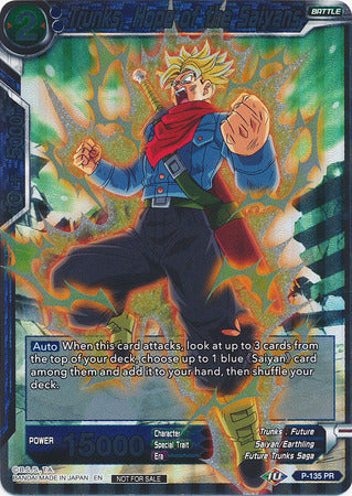 Trunks, Hope of the Saiyans (Series 7 Super Dash Pack) (P-135) [Promotion Cards] | Amazing Games TCG