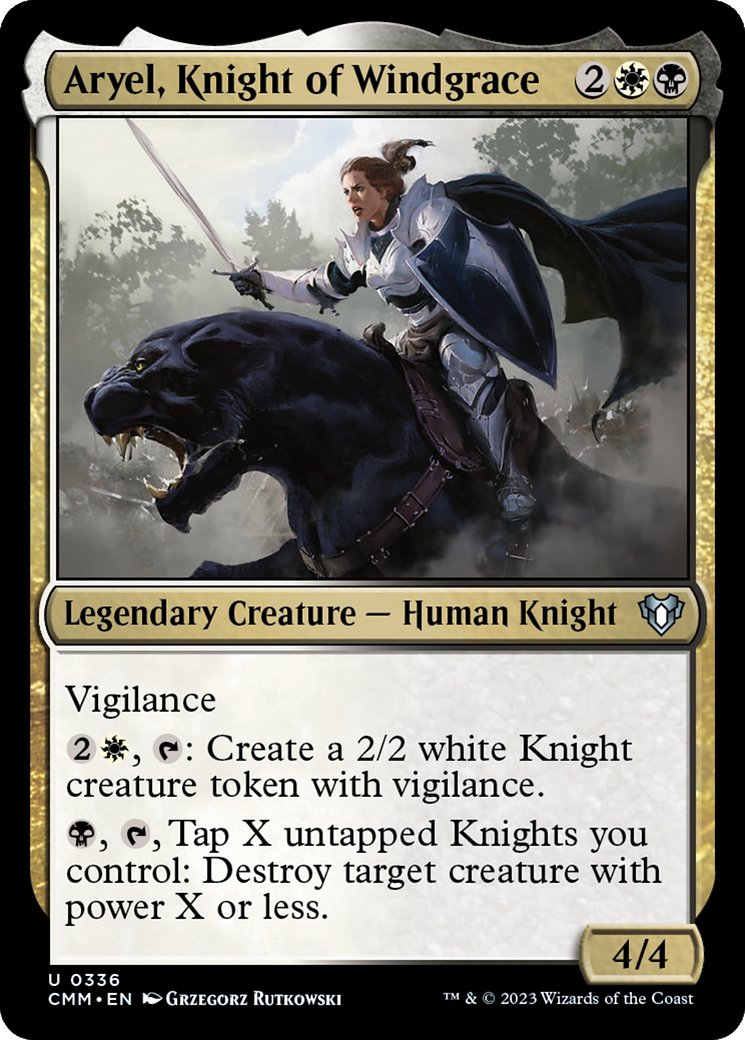 Aryel, Knight of Windgrace [Commander Masters] | Amazing Games TCG