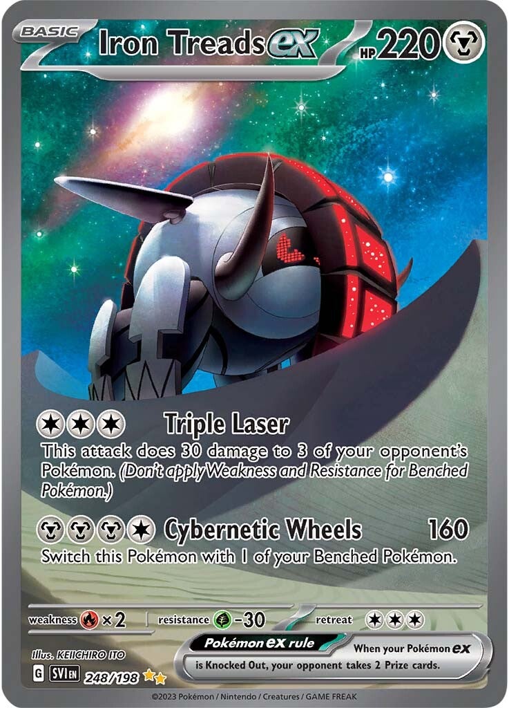 Iron Treads ex (248/198) [Scarlet & Violet: Base Set] | Amazing Games TCG