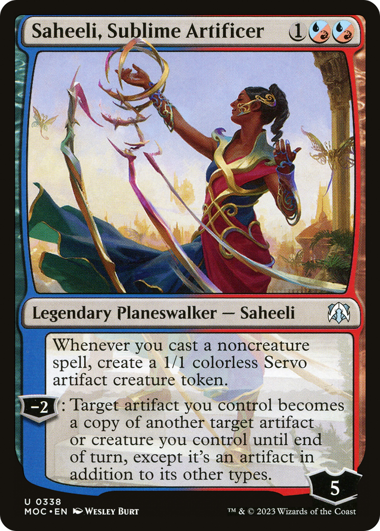 Saheeli, Sublime Artificer [March of the Machine Commander] | Amazing Games TCG